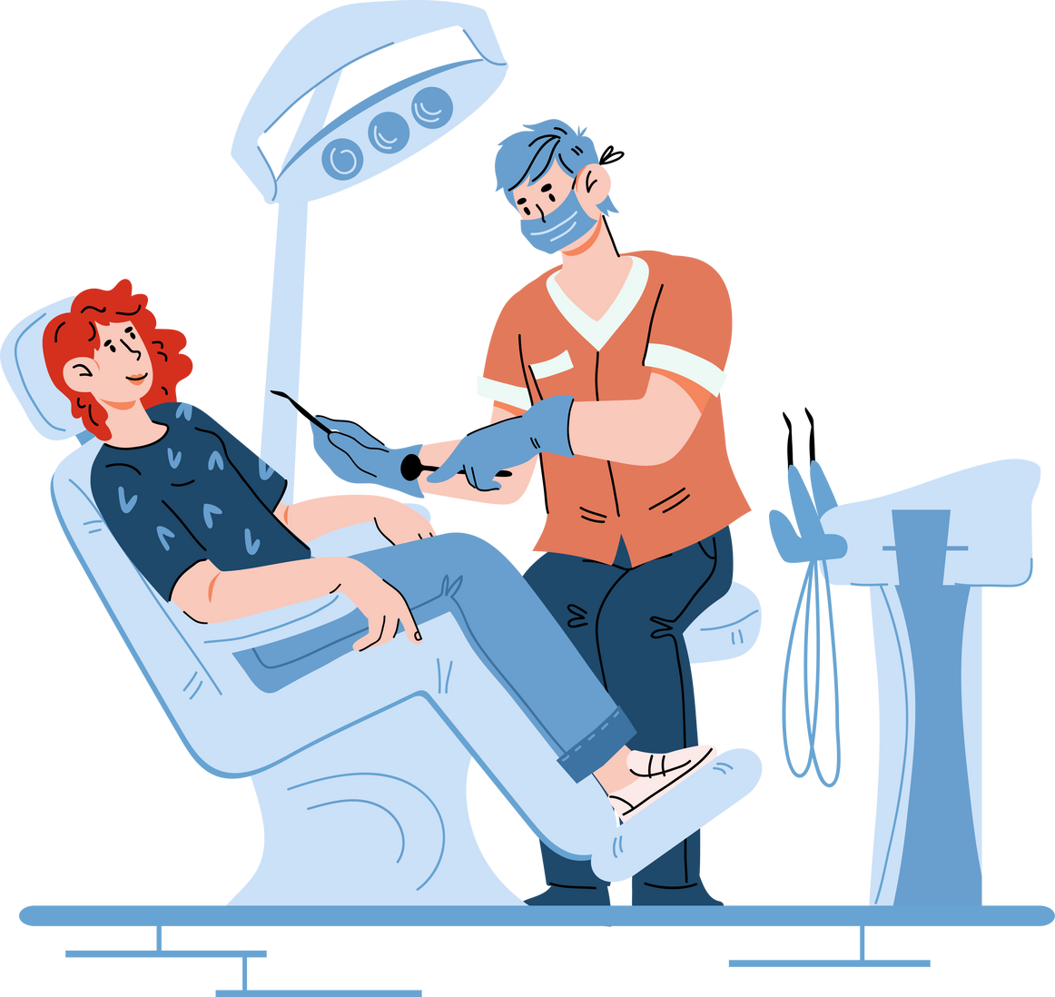 Dental Checkup Illustration